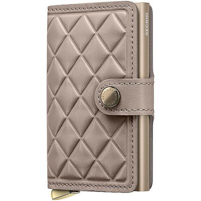 SECRID Geldbörse - Miniwallet Premium Emboss Diamond chalk creme EG SECRID Geldbörse - Miniwallet Premium Emboss Diamond chalk creme EG