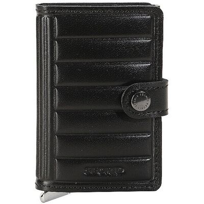 SECRID Geldbörse - Miniwallet Premium Emboss Lines black schwarz EG SECRID Geldbörse - Miniwallet Premium Emboss Lines black schwarz EG
