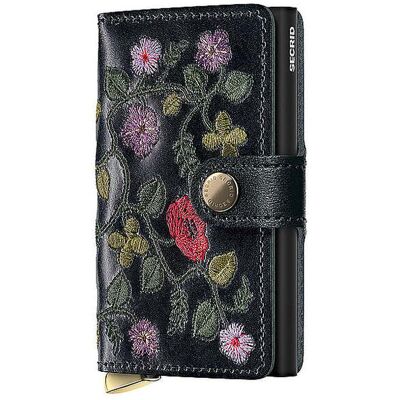Secrid - Miniwallet Matte - Floral Schwarz - Matte - Wallet Secrid - Miniwallet Matte - Floral Schwarz - Matte - Wallet
