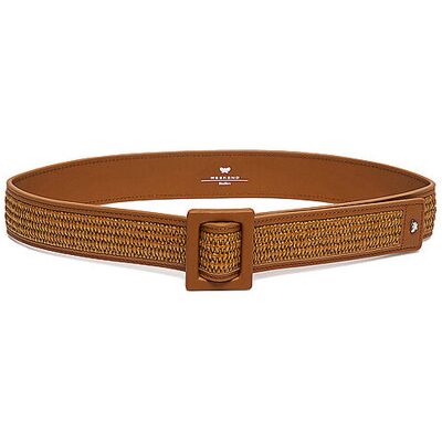 WEEKEND MAX MARA Gürtel RAFFIA hellbraun L L WEEKEND MAX MARA Gürtel RAFFIA hellbraun L L
