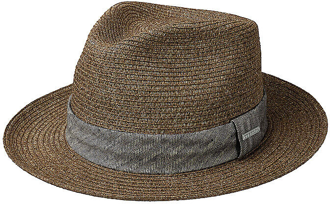 STETSON Strohhut Fedora Toyo braun   Herren   Größe: L/59   2198512