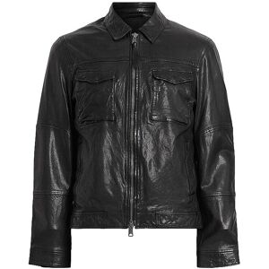 Allsaints Lederjacke Whilby Schwarz   Herren   Größe: Xl   Ml511z