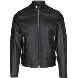 Dsquared2 Lederjacke Schwarz   Herren   Größe: 52   S74am1328