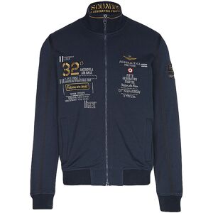 AERONAUTICA MILITARE Sweatjacke dunkelblau XXL XXL AERONAUTICA MILITARE Sweatjacke dunkelblau XXL XXL