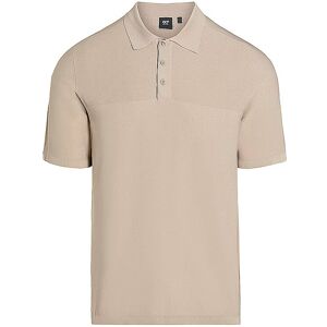ALPHATAURI Strickpoloshirt FENZI hellbraun L L ALPHATAURI Strickpoloshirt FENZI hellbraun L L