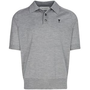AMI PARIS Poloshirt hellgrau L L AMI PARIS Poloshirt hellgrau L L
