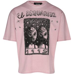 DSQUARED2 T-Shirt rosa XL XL DSQUARED2 T-Shirt rosa XL XL