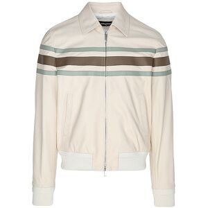 DSQUARED2 Lederjacke PREPPY beige 48 48 DSQUARED2 Lederjacke PREPPY beige 48 48