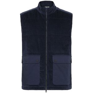 KNOWLEDGE COTTON APPAREL Cordgilet dunkelblau S S KNOWLEDGE COTTON APPAREL Cordgilet dunkelblau S S