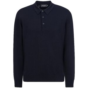 MAERZ Polo-Pullover blau 56 56 MAERZ Polo-Pullover blau 56 56