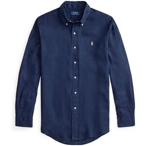 POLO RALPH LAUREN Leinenhemd Custom Fit dunkelblau M M POLO RALPH LAUREN Leinenhemd Custom Fit dunkelblau M M