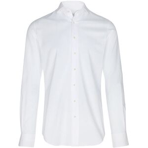 PROFUOMO Hemd Catuaway Knitted weiss 45 45 PROFUOMO Hemd Catuaway Knitted weiss 45 45