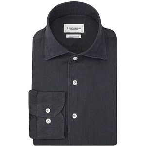PROFUOMO Leinenhemd dunkelblau 44 44 PROFUOMO Leinenhemd dunkelblau 44 44