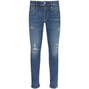 REPLAY Jeans Slim Fit ANBASS 573 BROKEN REPAIR blau 33/L32 33/L32 REPLAY Jeans Slim Fit ANBASS 573 BROKEN REPAIR blau 33/L32 33/L32