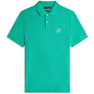 Tommy Hilfiger Poloshirt TH SCRIPT grün L L Tommy Hilfiger Poloshirt TH SCRIPT grün L L