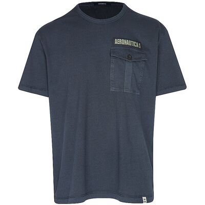 AERONAUTICA MILITARE T-Shirt dunkelblau S S AERONAUTICA MILITARE T-Shirt dunkelblau S S