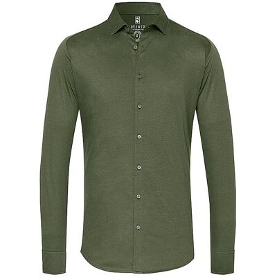 DESOTO Jerseyhemd Slim Fit olive XXXL XXXL DESOTO Jerseyhemd Slim Fit olive XXXL XXXL