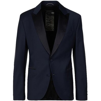 DRYKORN Smoking Sakko Skinny Fit LORIENT dunkelblau 54 54 DRYKORN Smoking Sakko Skinny Fit LORIENT dunkelblau 54 54