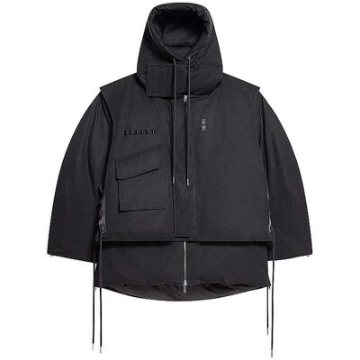 HELMUT LANG Daunenparka ARCTIC LAYERED JACKET schwarz L L HELMUT LANG Daunenparka ARCTIC LAYERED JACKET schwarz L L