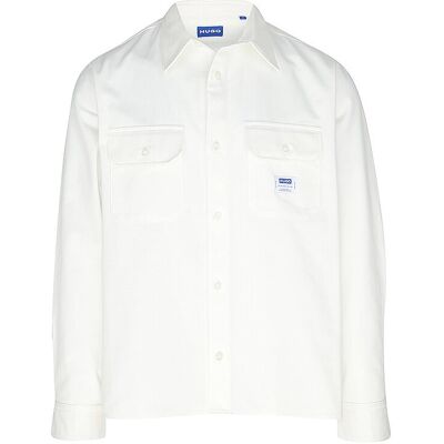 HUGO Overshirt EKYNONE weiss M M HUGO Overshirt EKYNONE weiss M M