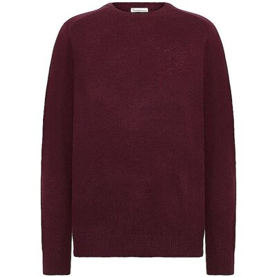 KNOWLEDGE COTTON APPAREL Pullover FIELD dunkelrot L L KNOWLEDGE COTTON APPAREL Pullover FIELD dunkelrot L L