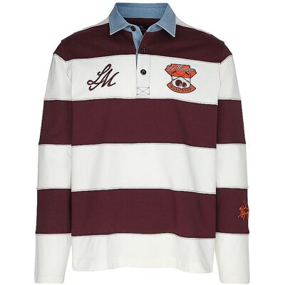 LA MARTINA Poloshirt dunkelrot XL XL LA MARTINA Poloshirt dunkelrot XL XL