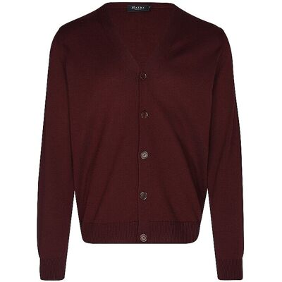 MAERZ Cardigan dunkelrot 50 50 MAERZ Cardigan dunkelrot 50 50
