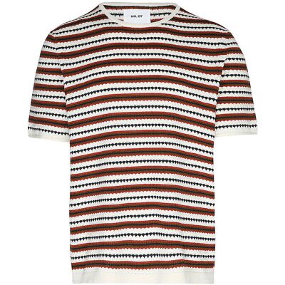 NN.07 T-Shirt BARI creme L L NN.07 T-Shirt BARI creme L L