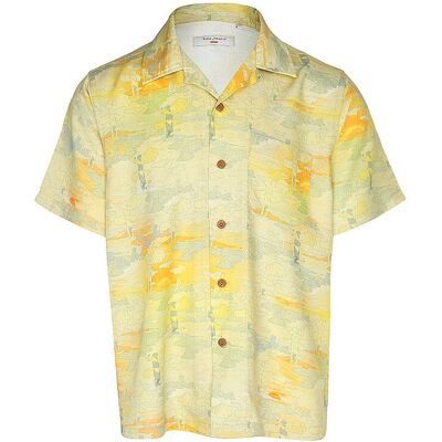 NUDIE JEANS Hemd ARVID HAWAII gelb L L NUDIE JEANS Hemd ARVID HAWAII gelb L L