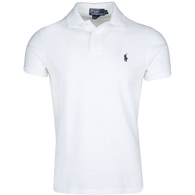 POLO RALPH LAUREN Poloshirt Custom-Fit weiss S S POLO RALPH LAUREN Poloshirt Custom-Fit weiss S S