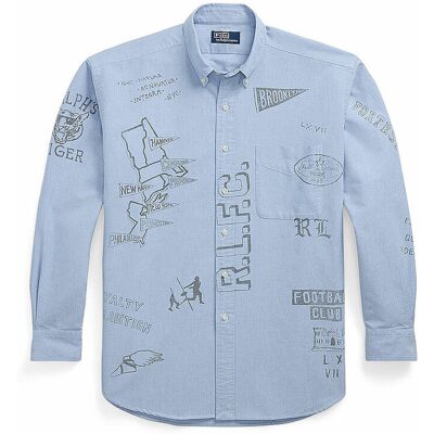 POLO RALPH LAUREN Jeanshemd hellblau XXL XXL POLO RALPH LAUREN Jeanshemd hellblau XXL XXL