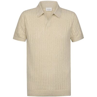 PROFUOMO Poloshirt creme XXL XXL PROFUOMO Poloshirt creme XXL XXL