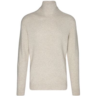 PROFUOMO Rollkragenpullover beige M M PROFUOMO Rollkragenpullover beige M M