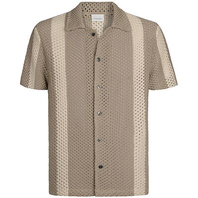 PROFUOMO Poloshirt beige L L PROFUOMO Poloshirt beige L L