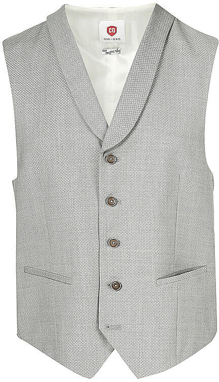 CG - CLUB OF GENTS Gilet Slim Fit Philipp grau   Herren   Größe: 54   80-139N1 PHIL