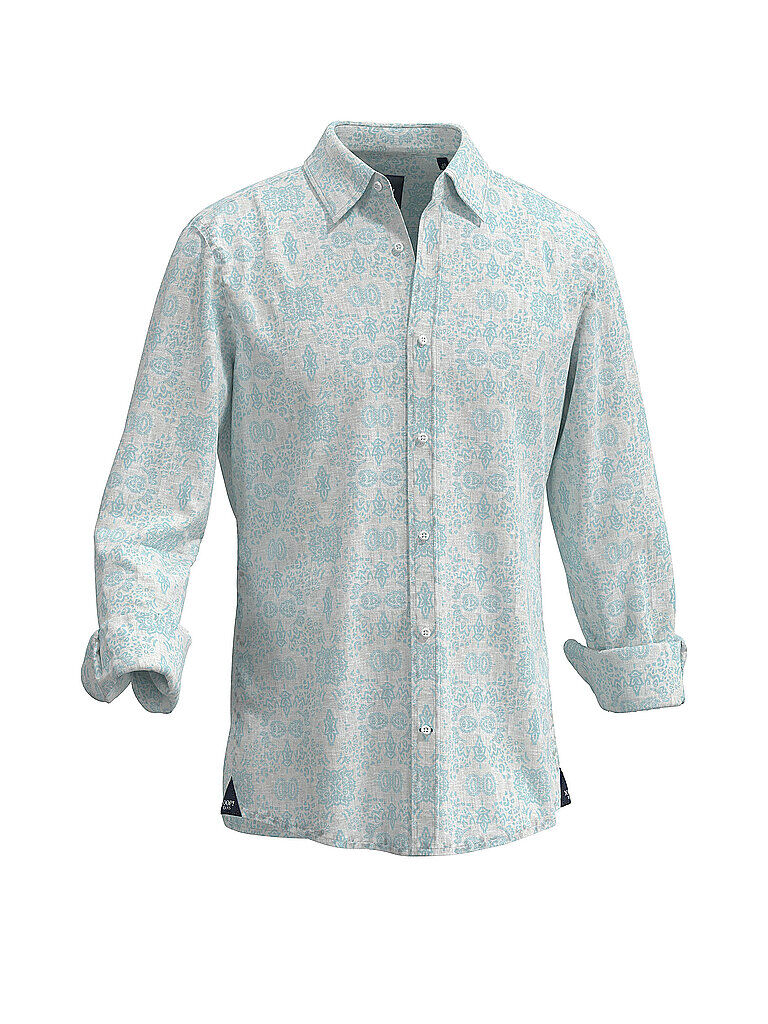 JOOP Leinenhemd Moden Fit Hanson blau   Herren   Größe: XL   30031220