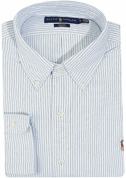 POLO RALPH LAUREN Hemd Slim-Fit blau   Herren   Größe: L   710549084