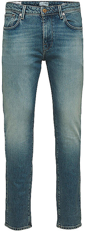 SELECTED Jeans Slim Fit  SLHSLIM-LEON blau   Herren   Größe: W33/L34   16080588