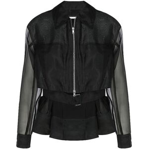 Phillip Lim Seidenblouson Organza Schwarz   Damen   Größe: M   S241-60160org