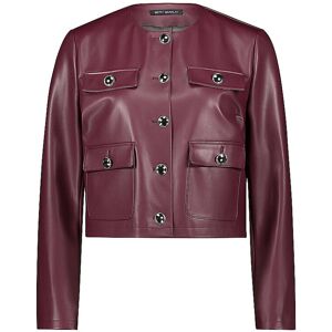 BETTY BARCLAY Jacke in Lederoptik dunkelrot 44 44 BETTY BARCLAY Jacke in Lederoptik dunkelrot 44 44