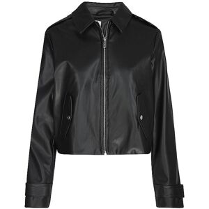 Calvin KLEIN JEANS Jacke in Lederoptik schwarz M M Calvin KLEIN JEANS Jacke in Lederoptik schwarz M M