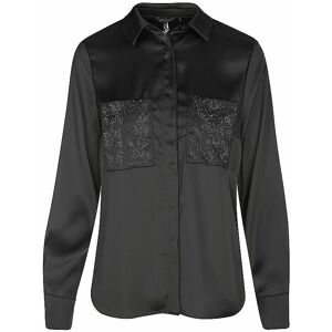 Guess Hemdbluse schwarz S S Guess Hemdbluse schwarz S S