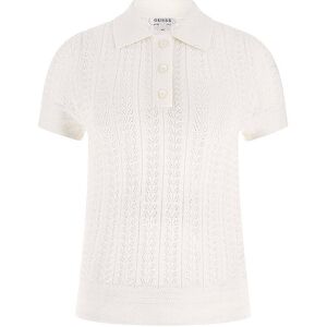 Guess Poloshirt POINTELLE VIENNA weiss XS XS Guess Poloshirt POINTELLE VIENNA weiss XS XS