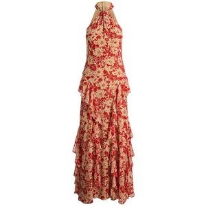 LAUREN RALPH LAUREN Abendkleid rot 44 44 LAUREN RALPH LAUREN Abendkleid rot 44 44