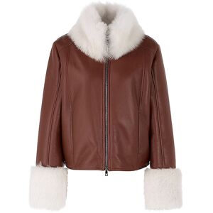 Marc CAIN Lederjacke hellbraun 38 38 Marc CAIN Lederjacke hellbraun 38 38