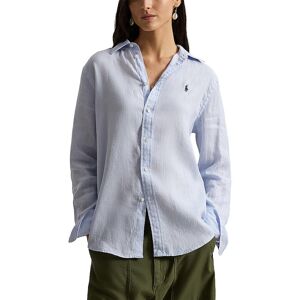 POLO RALPH LAUREN Leinenbluse hellblau M M POLO RALPH LAUREN Leinenbluse hellblau M M