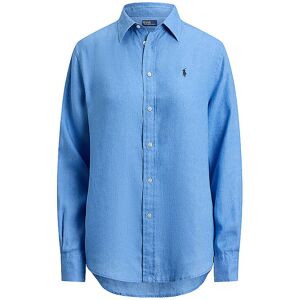 POLO RALPH LAUREN Leinenbluse blau M M POLO RALPH LAUREN Leinenbluse blau M M