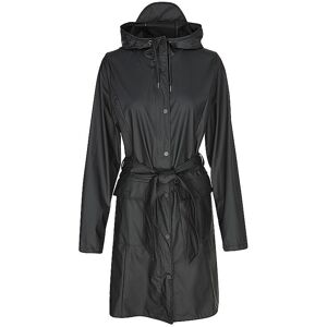 RAINS Regenjacke CURVE W JACKET schwarz S S RAINS Regenjacke CURVE W JACKET schwarz S S