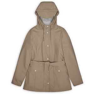 RAINS Regenjacke CURVE JACKET W3 beige S S RAINS Regenjacke CURVE JACKET W3 beige S S