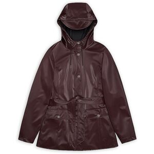RAINS Regenjacke CURVE JACKET W3 dunkelrot M M RAINS Regenjacke CURVE JACKET W3 dunkelrot M M